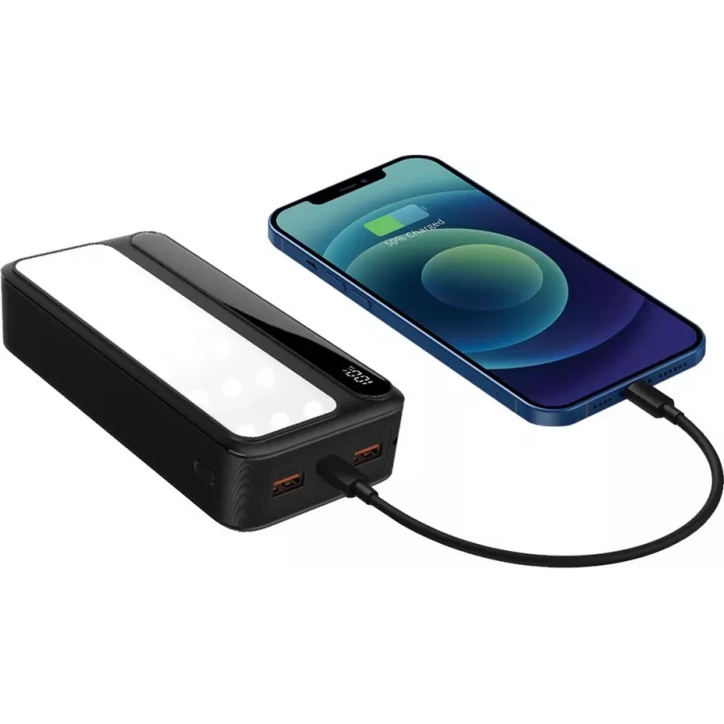 Nešiojamas maitinimo blokas Rebeltec P20 LCDPD LAMP 20000mAh