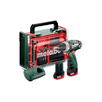 Belaidis gręžtuvas-suktuvas Metabo PowerMaxx BS Basic Set