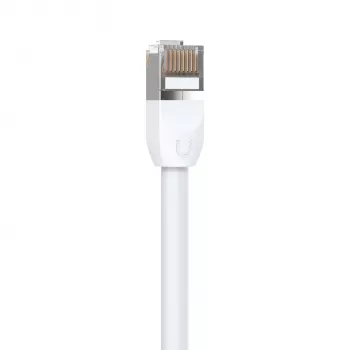 Ethernet jungiamasis kabelis UBIQUITI UACC-CABLE-PATCH-OUTDOOR-1M-W Cat5e RJ-45 į RJ-45, 1 m, baltas, S/UTP, TPE apvalkalas