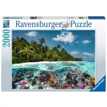 Dėlionė „Ein Dive in the Maldives“ (2000 dalių) – Ravensburger