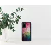 Telefono dėklas iKins, Samsung Galaxy S20+ — vandens gėlės dizainas, juodas