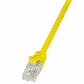 LogiLink 1 m RJ-45 Cat5e geltonas tinklo kabelis