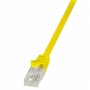 LogiLink 1 m RJ-45 Cat5e geltonas tinklo kabelis