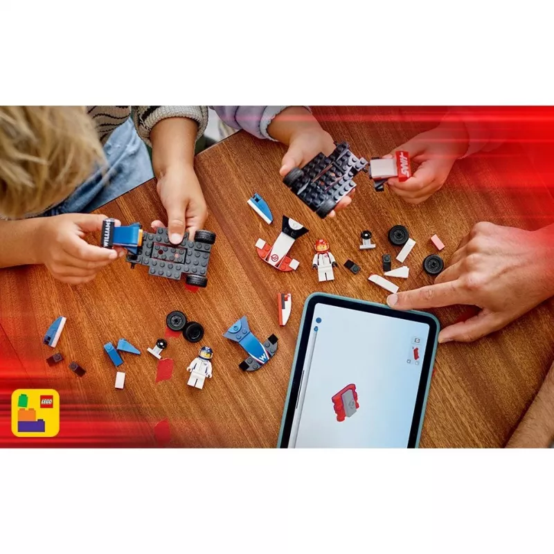LEGO CITY 60464 F1 - Williams Racing ir Haas F1 lenktyniniai automobiliai