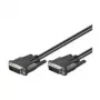 Wentronic Goobay DVI-D FullHD kabelis Dual Link, juodas, 2 m - DVI-D kištukas Dual-Link (24+1 kontaktas) > DVI-D kištukas Dual-Link (24+1 kontaktas) (50851)