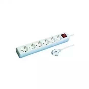 Apsauginis nuo viršįtampių REV 512360555 Baltas 6 kištukiniai lizdai 250 V 1,4 m