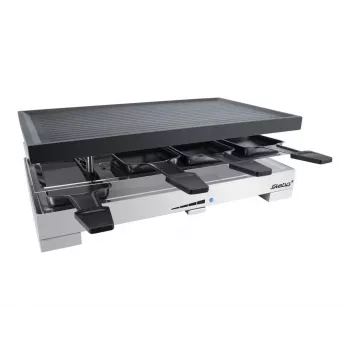 Steba RC 68 - Raclette grotelės - 1.2 kW - Juoda/Nerūdijantis plienas
