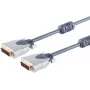 Vaizdo kabelis ShiverPeaks DVI 24+1, 2,0 m, DVI-D (dual-link) kištukas-kištukas
