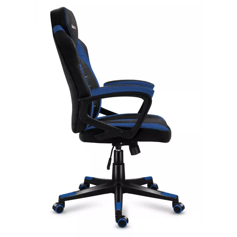 Huzaro FORCE 2.5 BLUE MESH žaidimų kėdė su tinkliniu sėdimu paviršiumi, juoda-mėlyna
