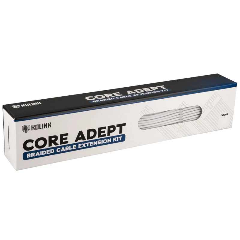 Prailginimo kabelių rinkinys Kolink Core Adept White