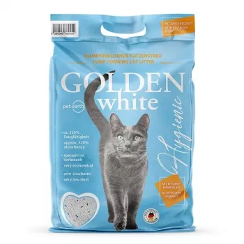 Kačių kraikas Golden Grey 7 kg, molinis, su levandų kvapu, be dulkių, nelimpa prie letenų
