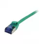 Synergy 21 Patch Laidas RJ45, CAT6A 500MHz, 10m, Žalias, U/FTP, plonas apvalus d=3,8mm, TPE(Superflex), AWG32