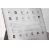 Klaviatūrinis dėklas Onyx Boox Note Max ir Tab X C rudas - apsauginis aplankalas su integruota klaviatūra