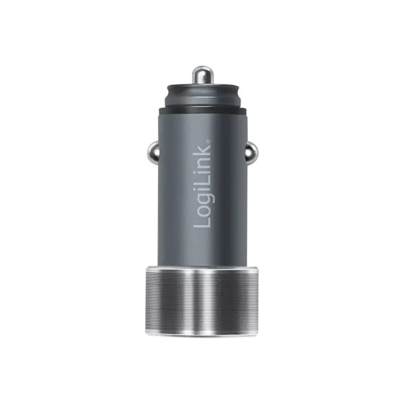 LogiLink automobilinis maitinimo šaltinis 36 W, 3 A, PD 3.0, QC 3.0, 2 išėjimai (USB, USB-C 24 kontaktų)