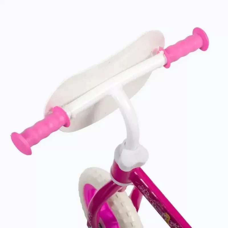 Dviračio pusiausvyros treniruoklis HUFFY Princess 10 colių vaikams, be pedalų, lengvas rėmas, putplasčio padangos