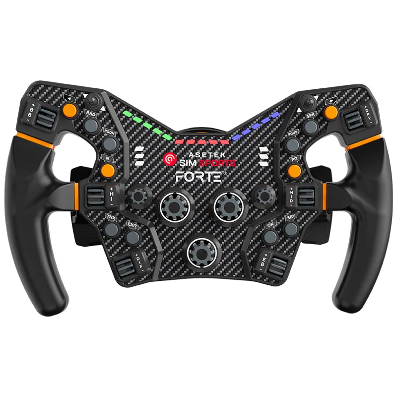 Asetek SimSports Invicta vairaračio bazė (27 Nm) + Forte Formula vairaratis