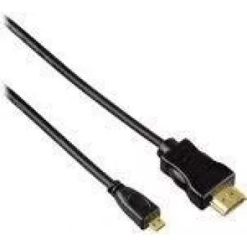 Hama HDMI 2 m laidas HDMI Type A (Standartinis) - HDMI Type D (Micro) juodas