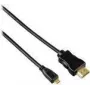 Hama HDMI 2 m laidas HDMI Type A (Standartinis) - HDMI Type D (Micro) juodas