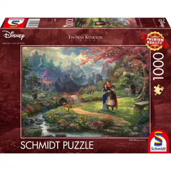 Thomas Kinkade Studios: Disney – Mulan, Dėlionė 1000 dalių