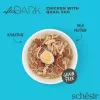 Šlapias kačių maistas Agras Pet Foods Schesir after Dark Complete Brühe 80 g – vištiena, be glitimo, suaugusioms katėms