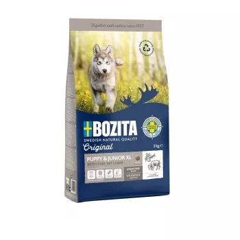 BOZITA Original Puppy & Junior XL Ėriena - sausas šunų ėdalas - 12kg