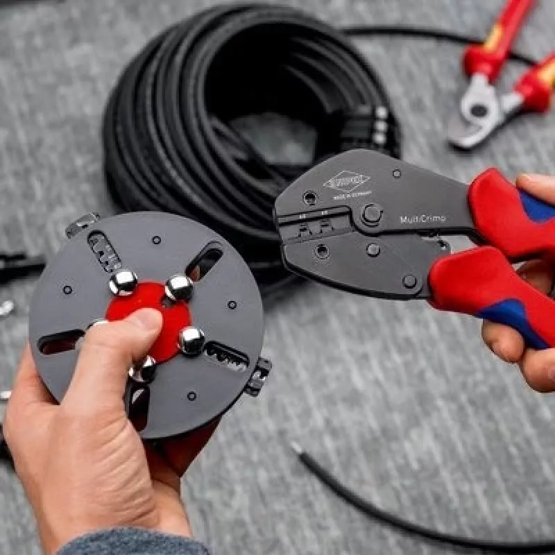 Crimping įrankis Knipex 97 33 03 MultiCrimp PV jungtims MC4 ir MC4 EVO2