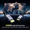 DisplayPort kabelis Unitek C1626GY01-1.5M — 1,5 m, DisplayPort 2.1, Kištukinis-Kištukinis, 360 Hz, 15360×8640, Pilka