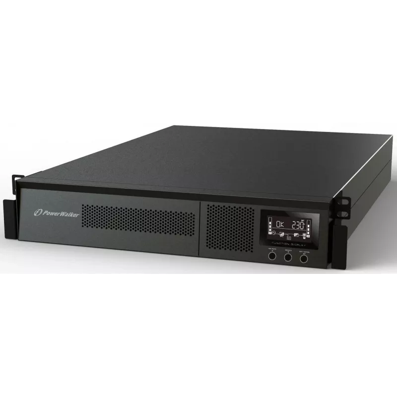 PowerWalker VFI 3000 RMG PF1 nepertraukiamo maitinimo šaltinis (UPS) 3 kVA / 3000 W, dvigubo keitimo (Online), 19 inch stelažinis / bokštinis