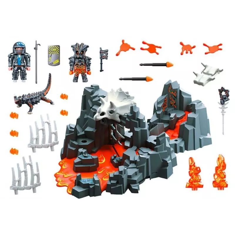 Žaidimų rinkinys Playmobil 70926 LAVOS KASYKLOS GLOBĖJAS, 5–10 m., įvairiaspalvis