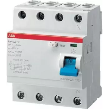 ABB F204 A-63/0,3 diferencialinis jungiklis 4P 63A 300mA A tipo 230/400V