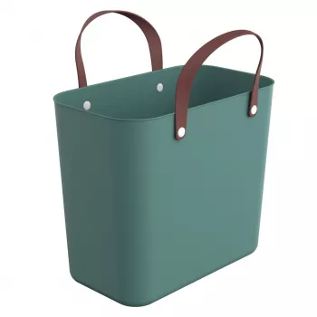 Krepšys rotho Albula Green 25 L iš perdirbto plastiko, 340×235×400 mm, maks. apkrova 40 kg