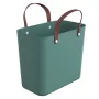 Krepšys rotho Albula Green 25 L iš perdirbto plastiko, 340×235×400 mm, maks. apkrova 40 kg