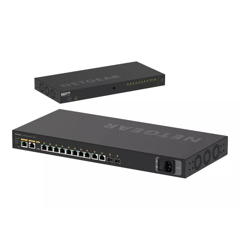NETGEAR M4250-10G2XF-PoE+ valdomas L2/L3 Gigabit Ethernet (10/100/1000) jungiklis su PoE+ 1U juodas