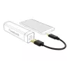 DeLOCK USB įkrovimo laidas Type-A – USB Type-C 15 cm juodas