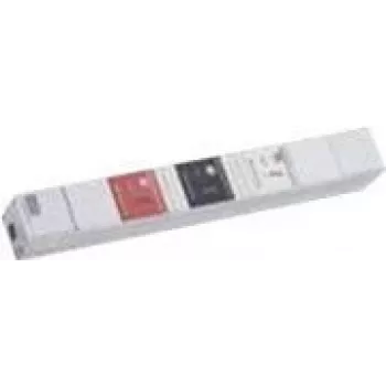 Bachmann Inline PDU Basic - Apsauga nuo viršįtampių (stelažinis, 1U) - AC 400 V - 3 fazės - 1,0 m laidas (800.2546)
