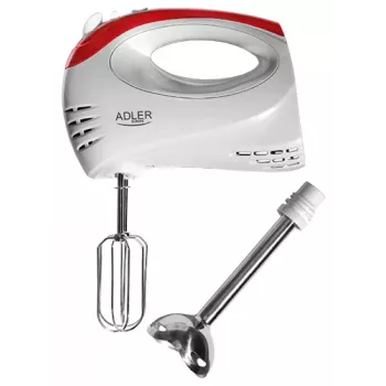 Adler AD 4212 rankinis plaktuvas, raudonai baltas