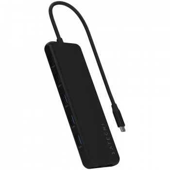 Kelių prievadų USB-C adapteris Satechi ST-P3D13K 13-in-1 su trigubo ekrano palaikymu