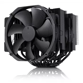 Noctua NH-D15 Chromax Pure Black CPU aušintuvas su dviem 140 mm ventiliatoriais