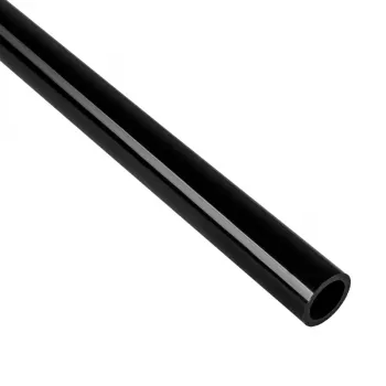 BitsPower Crystal Link Tube 16/14mm — standus PETG aušinimo skysčio vamzdelis, 1000 mm, juodas
