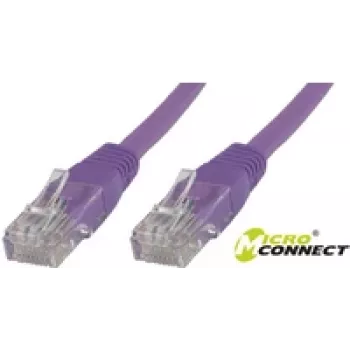 Microconnect UTP Cat6, 7,5 m tinklo kabelis violetinis U/UTP