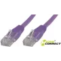 Microconnect UTP Cat6, 7,5 m tinklo kabelis violetinis U/UTP