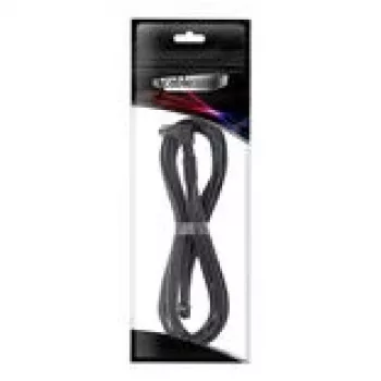 CableMod ModMesh 12V-2x6 PCIe kabelis Corsair Type 5 RMx Shift maitinimo šaltiniams, 90° jungtis, anglies spalva, 65 cm