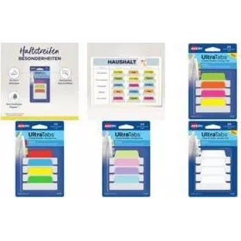 Etiketės AVERY 74789 rašomos poliesterio baltos 63,5 x 25 mm aplankams ir segtuvams