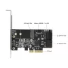DeLOCK 90396 Vidinė PCIe sąsajos plokštė su 4 SATA prievadais ir M.2 lizdu