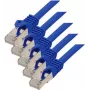 Tinklo kabelis S/CONN 75511-B-SET5, 1 m, Cat7, S/FTP, mėlynas