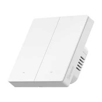 Sonoff ZBM5-2C-86W (2 kanalų) Zigbee išmanusis liečiamasis sieninis jungiklis