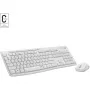 Logitech MK295 tylus klaviatūros ir pelės rinkinys, baltas, belaidis su USB imtuvu, Šveicarijos išdėstymas, 920-009872