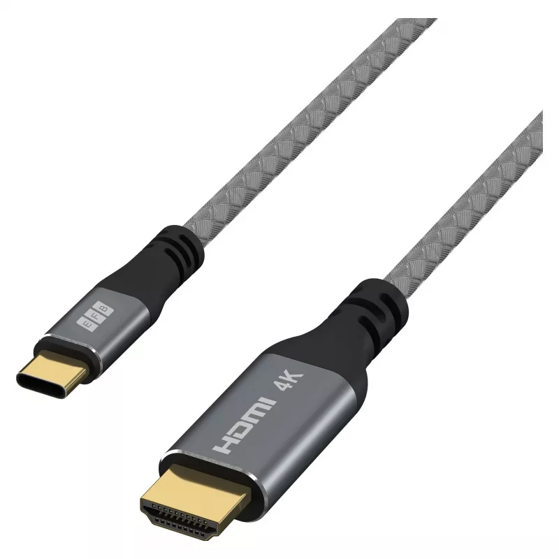 EFB Elektronik USB-C į HDMI laidas 4K30Hz Pilka - Laidas - Skaitmeniniai/Duomenys (USB-HDMI-00001)