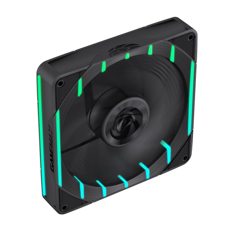 GAMEMAX TORNADO T14 ARGB-R 140mm korpuso ventiliatorius – juodas