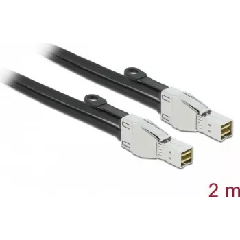 PCI Express kabelis DeLOCK Mini SAS HD SFF-8674 → SFF-8674 2 m